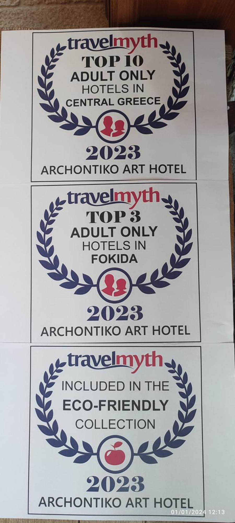 Archontiko Art Hotel Galaxídhion Exterior foto